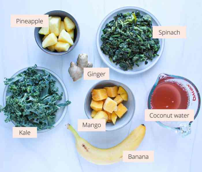 Island detox tropical smoothie recipe