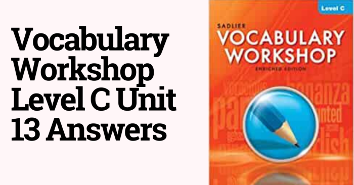 Vocabulary workshop level c answers