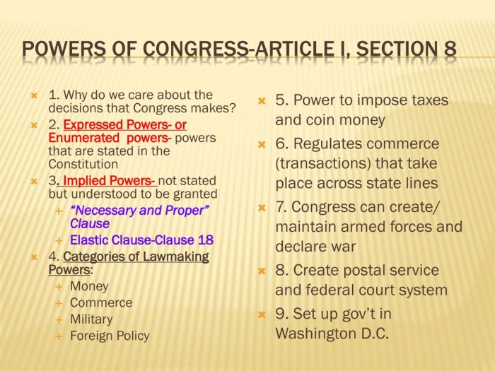 Powers of congress worksheet answers