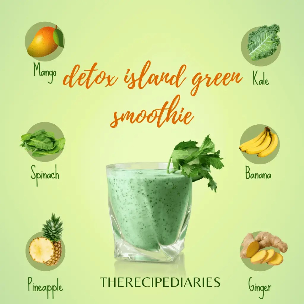 Island detox tropical smoothie recipe