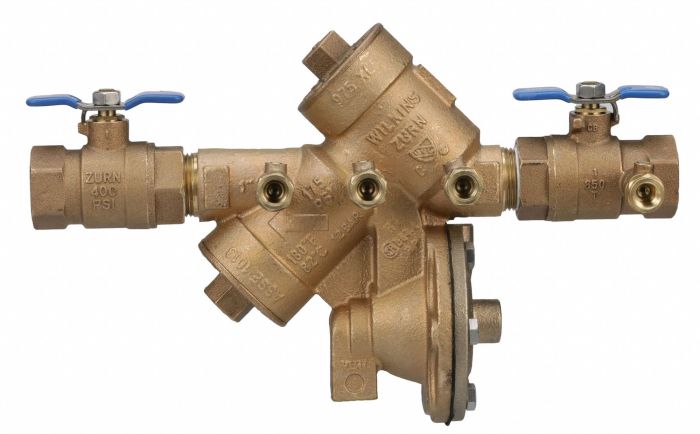 Which plumbing device helps prevent a backflow