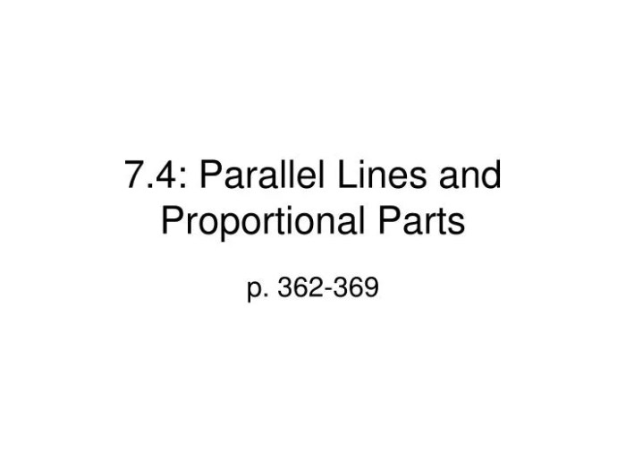 Lesson 7-4 parallel lines and proportional parts answer key