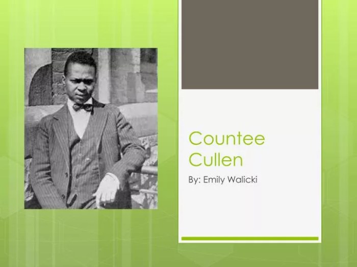 From the dark tower by countee cullen analysis